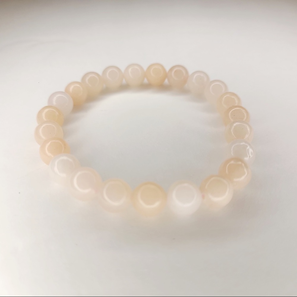 Pink Aventurine Gem Stone Bracelet - Picture 4 of 4